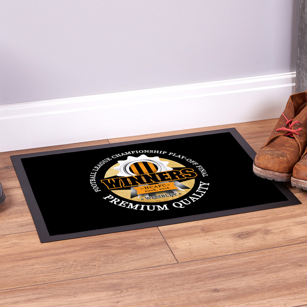 Hull Playoff  - Football Legends - Door Mat -60cm X 40cm