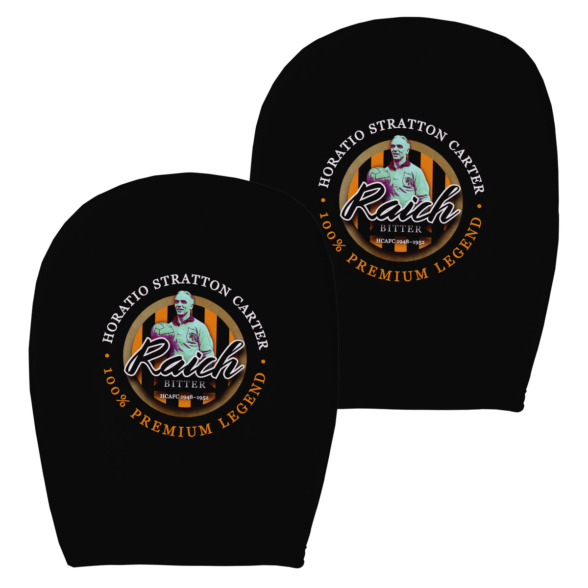 Hull Raich- Football Legends - Headrest Cover
