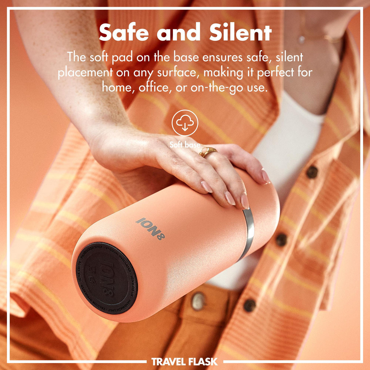 Luma Vacuum Insulated, Flask & Mug, Coral, 700ml (24oz)