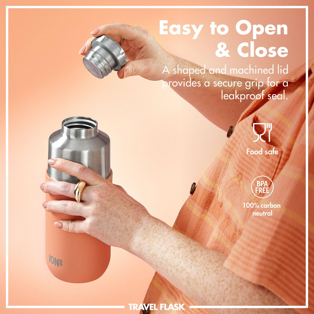 Luma Vacuum Insulated, Flask & Mug, Coral, 700ml (24oz)