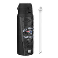 NFL x ION8 Insulated Steel Water Bottle, NFL Patriots, 750ml (24oz)