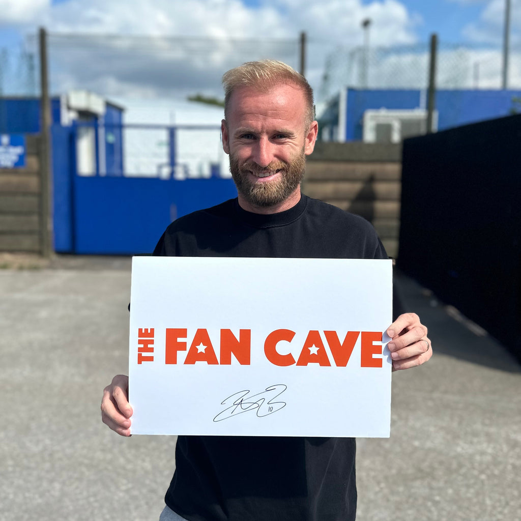 Barry Bannan Signed Sheffield Wednesday Play-Off Win Mount
