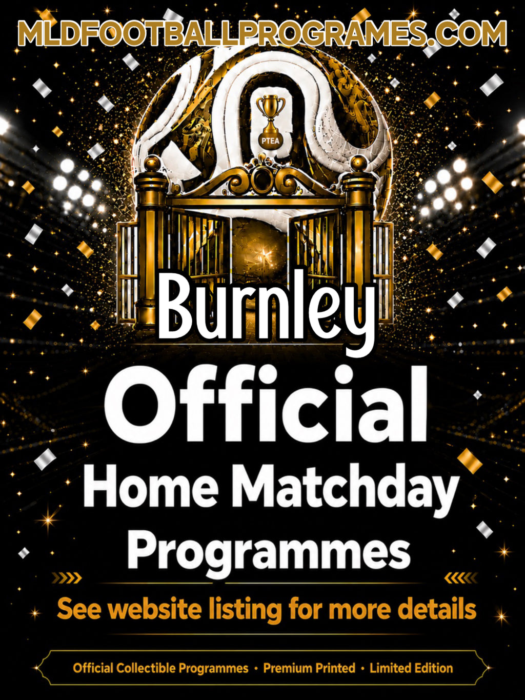 Burnley 2026/2027 Official Home Matchday Programmes