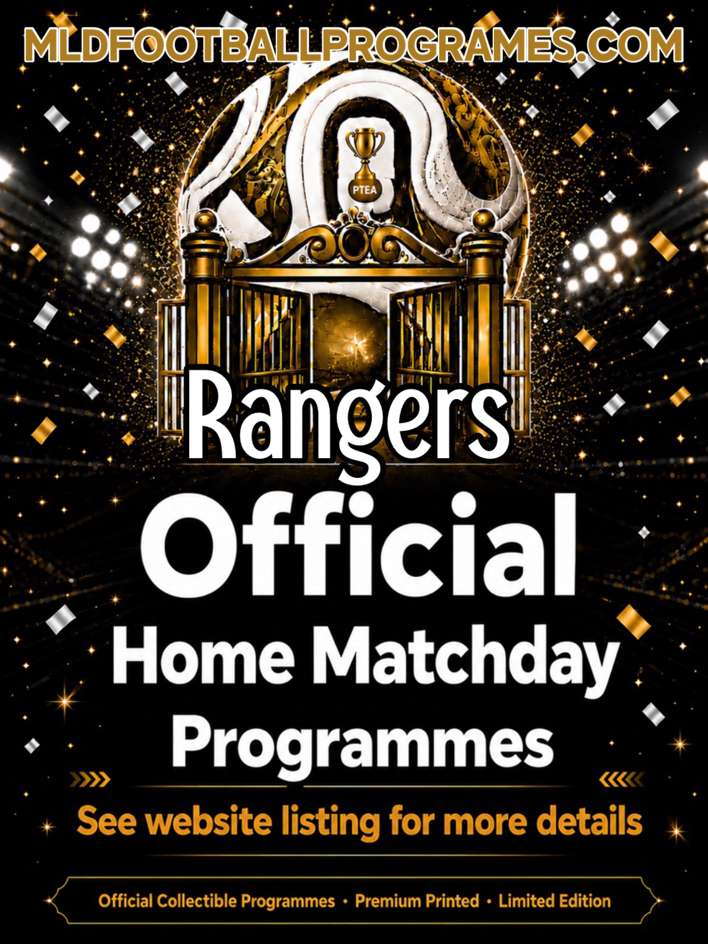 Rangers 2026/2027 Official Home Matchday Programmes