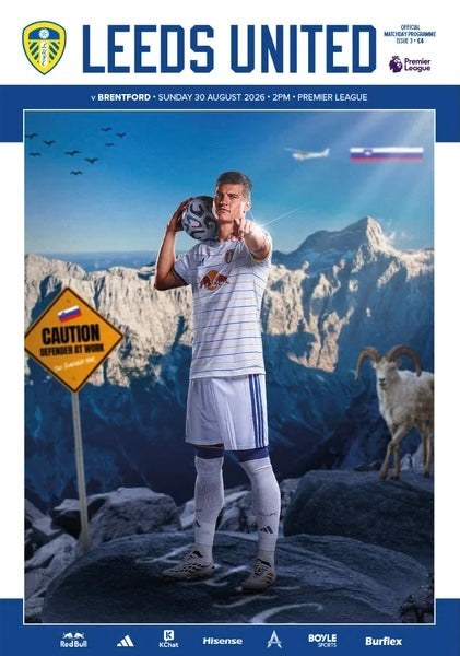 Leeds United 2026/2027 Official Home Matchday Programmes