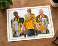 Hull Playoff Trophy Winners Football Art Print