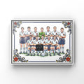 Bolton Inspired 1958 Team Football Art Print