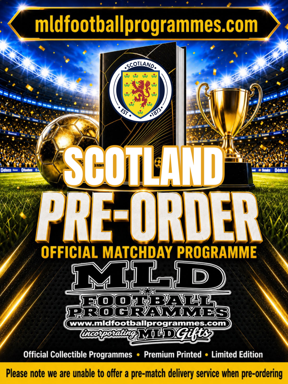 Scotland v North Macedonia 2026/2027 Official Home Matchday Programme - PRE-ORDER