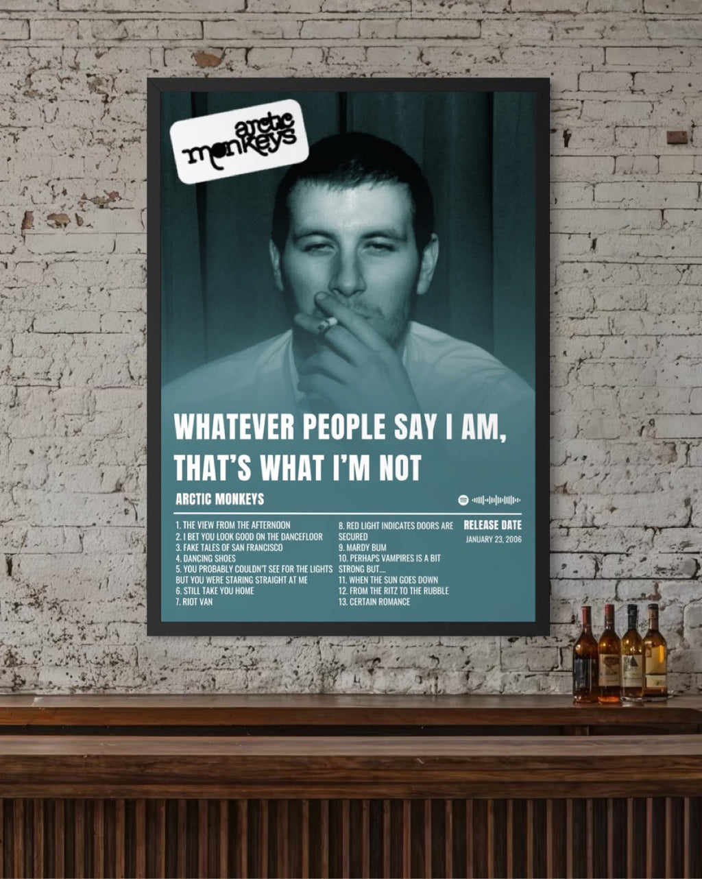WHATEVER PEOPLE SAY I AM, THAT’S WHAT I’M NOT - Arctic Monkeys Inspired Album Poster