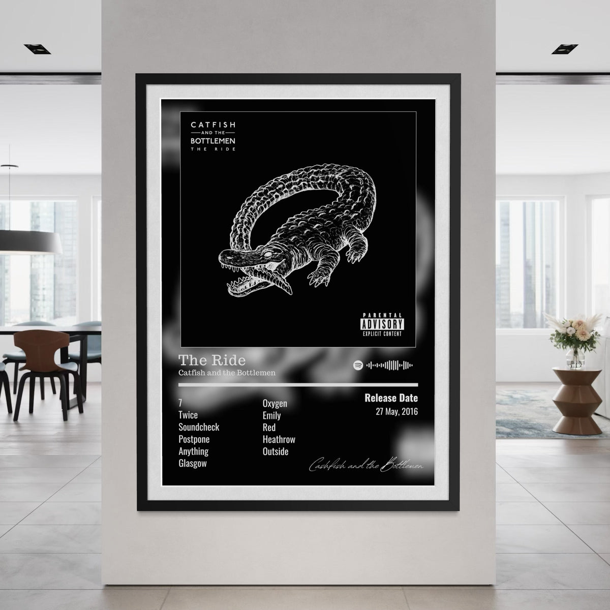 The Ride - Catfish and the Bottlemen Inspired Album Poster