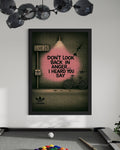 Don't Look Back In Anger - Oasis Inspired Graffiti Poster