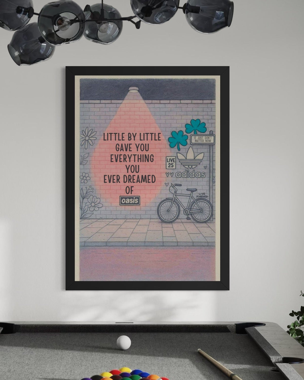 Little By Little - Oasis Inspired Graffiti Poster