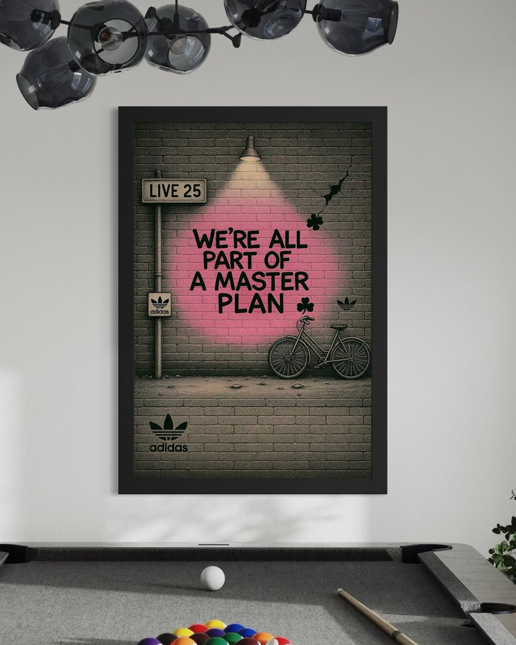 The Masterplan - Oasis Inspired Graffiti Poster