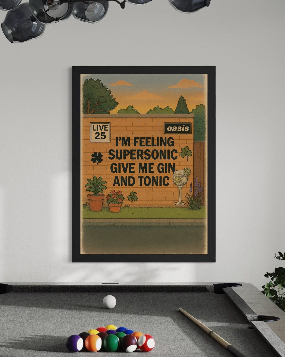 Supersonic - Oasis Inspired Graffiti Poster