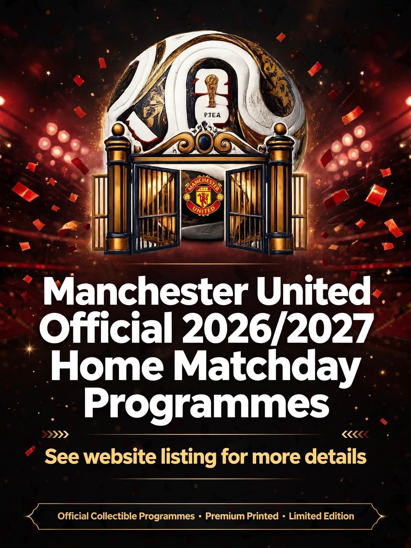 Manchester United 2026/2027 Official Home Matchday Programmes