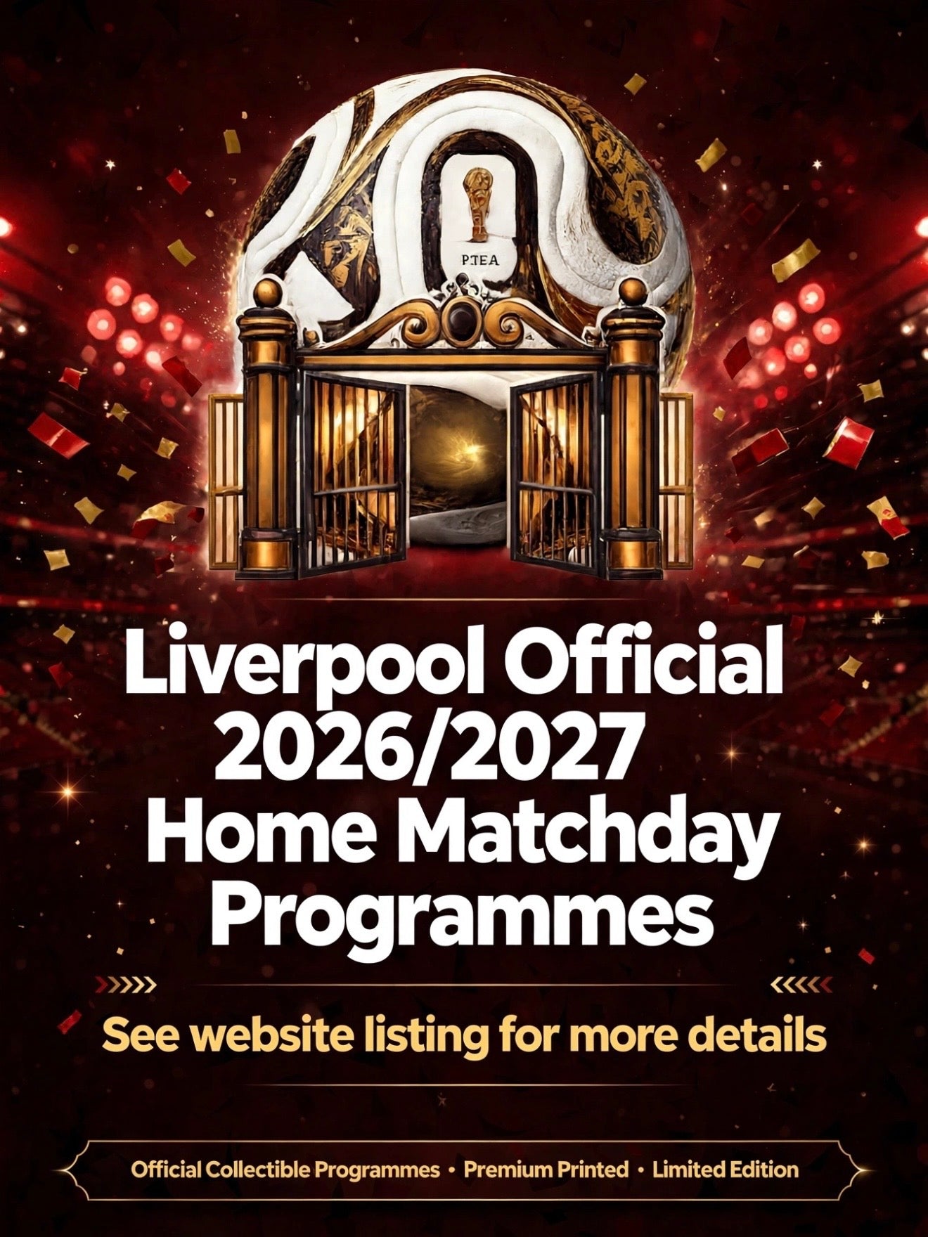 Liverpool 2026/2027 Official Home Matchday Programmes