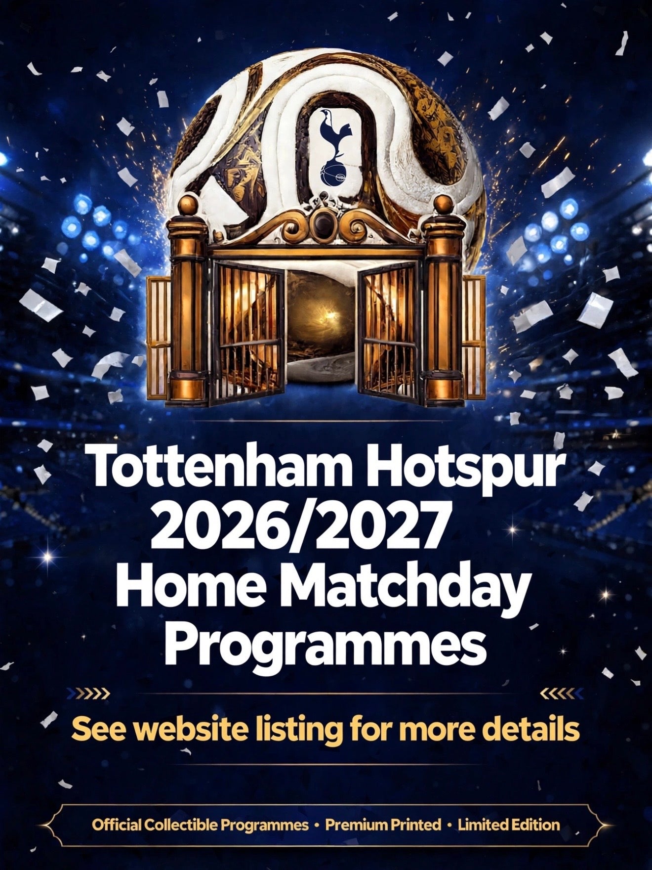 Tottenham Hotspur 2026/2027 Official Home Matchday Programmes