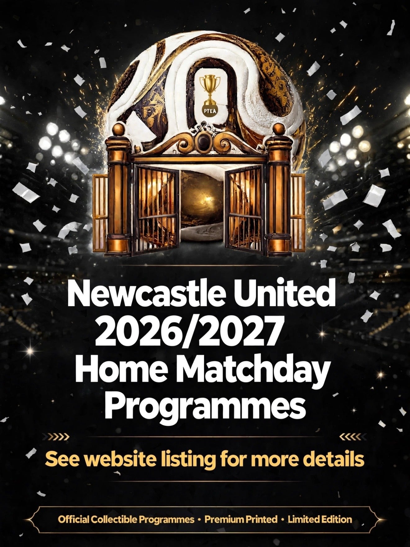 Newcastle United 2026/20207 Official Home Matchday Programmes