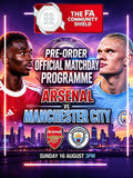 2026 FA Community Shield Arsenal v Manchester City Official Matchday Programme - PRE-ORDER