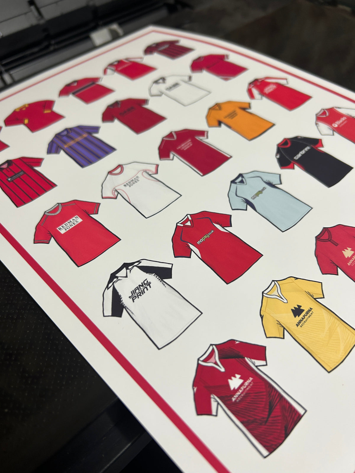 Morecambe Retro Shirts Football Print