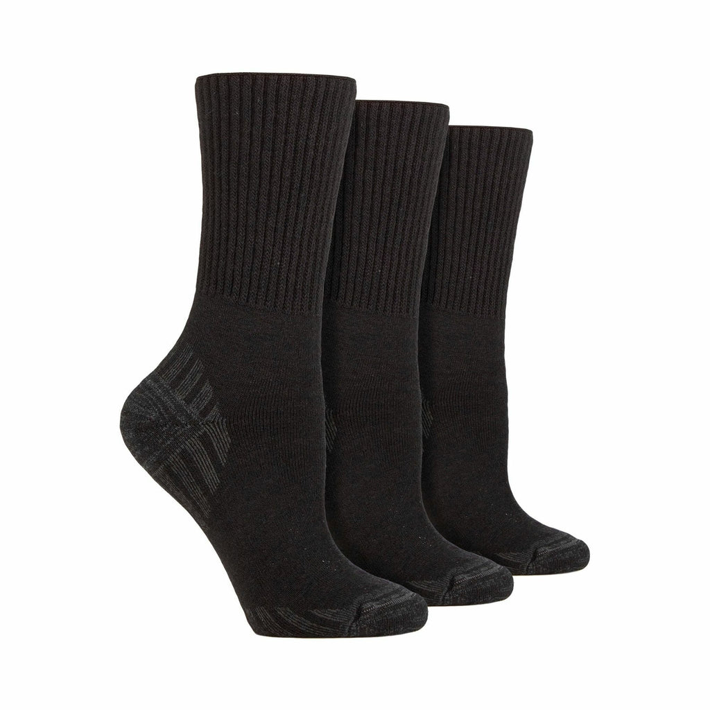 3 Pack Diabetic Walking Socks for Men & Ladies | Extra Wide Wool Hiking Socks