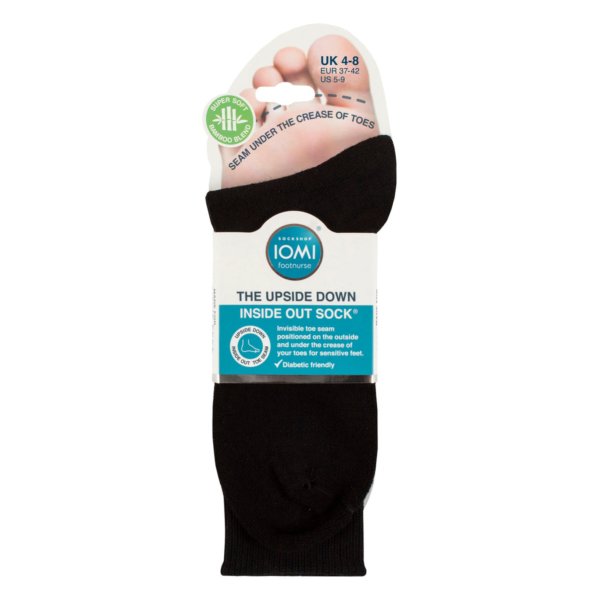 Unisex Inside Out / Upside Down Socks for Diabetics