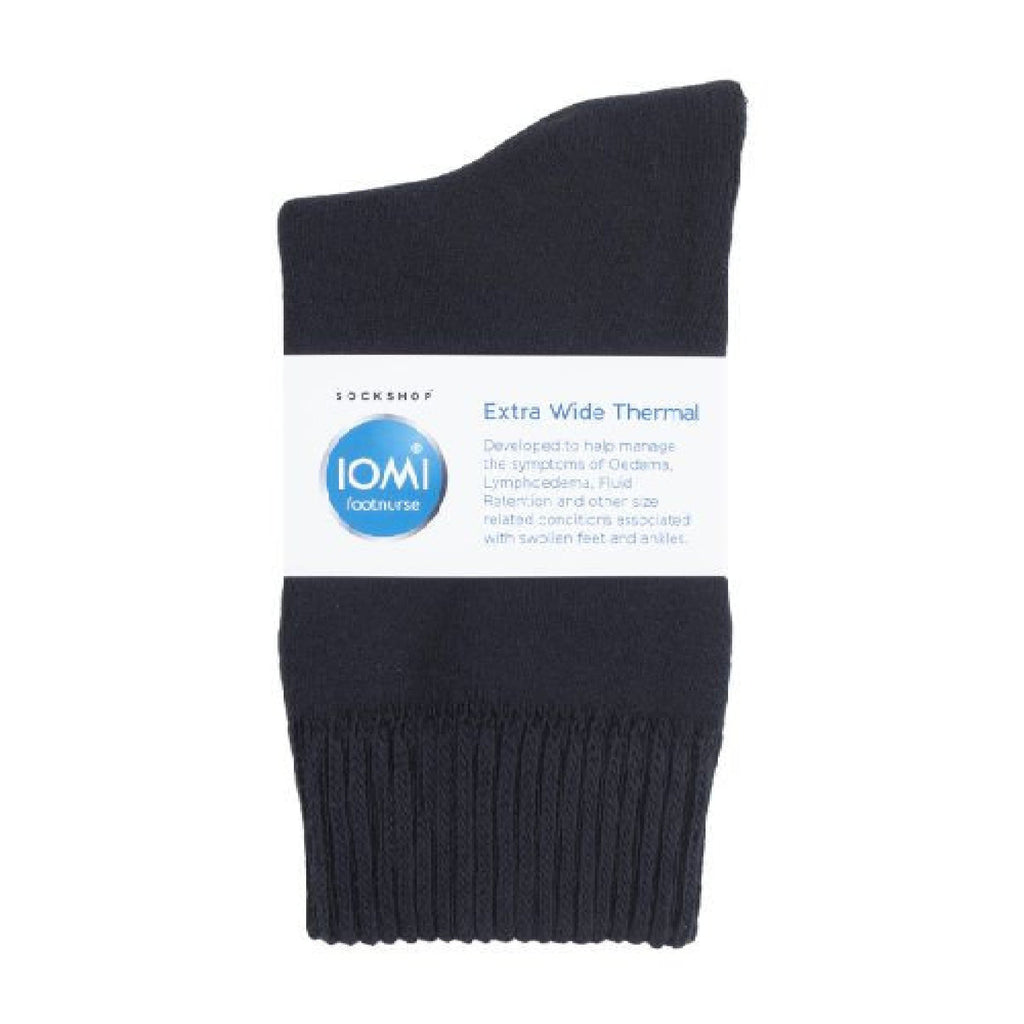 1 Pack Extra Wide Thermal Oedema Socks for Swollen Legs & Feet