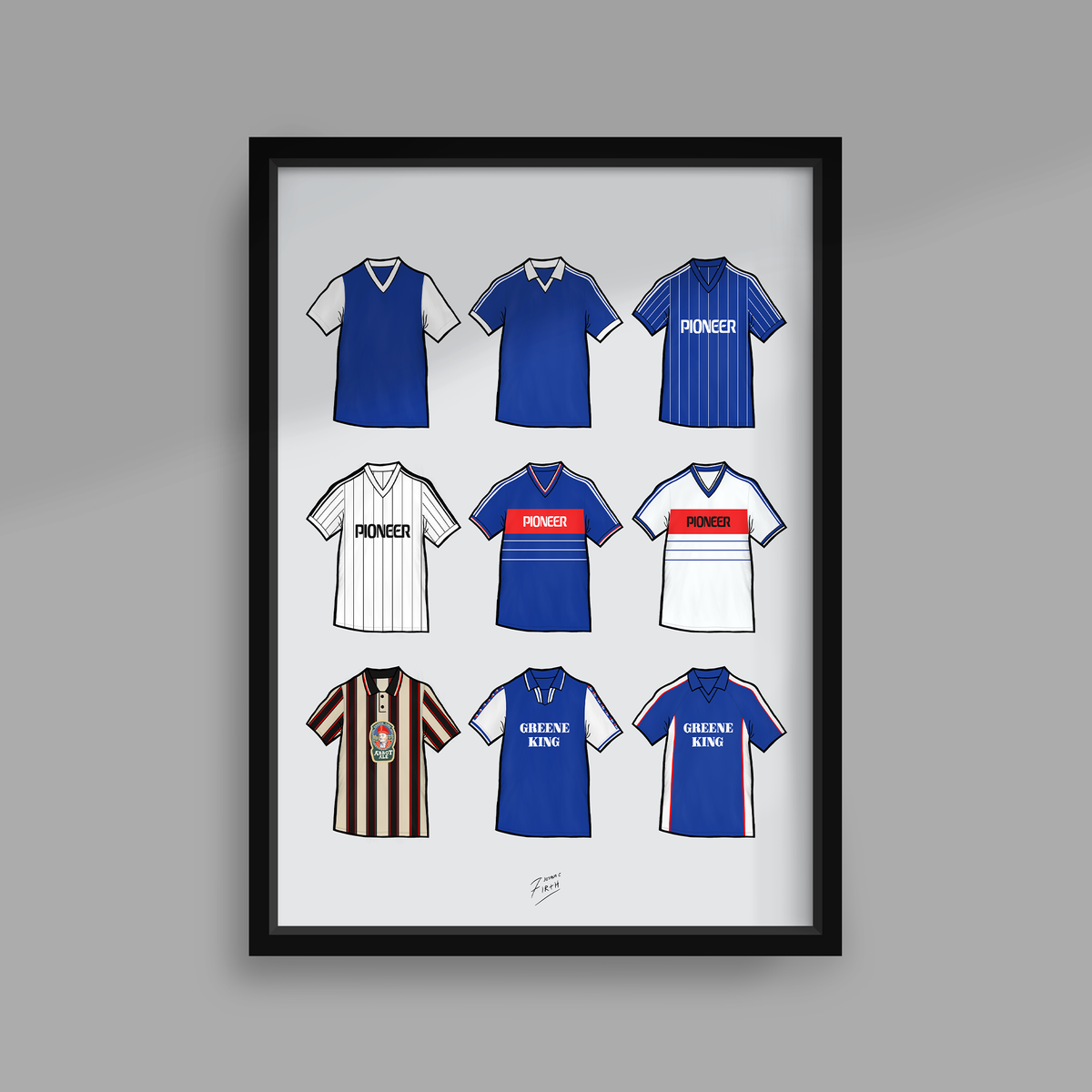 Ipswich Retro Shirts Print