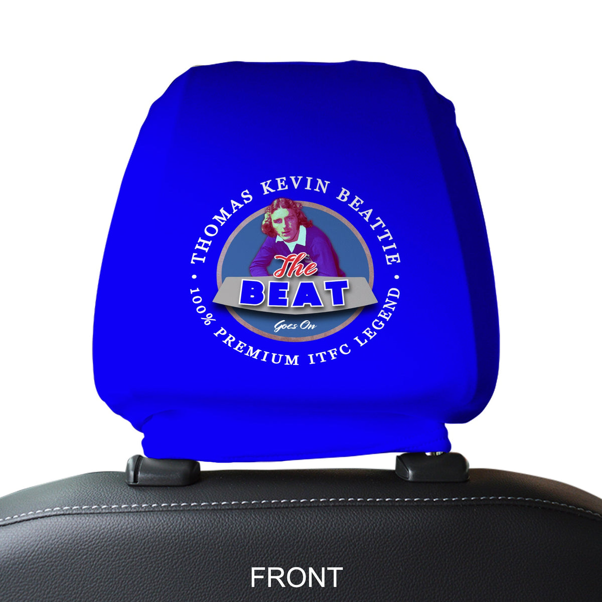 Ipswich Kevin Beattie - Football Legends - Headrest Cover