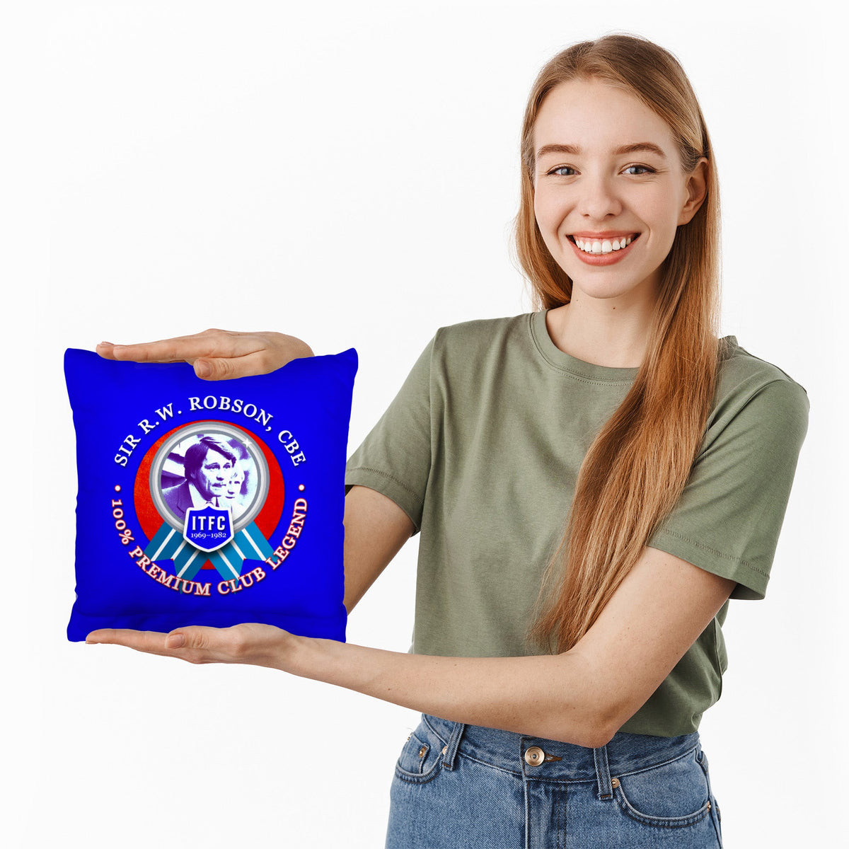Ipswich Robson - Football Legends - Cushion 10"