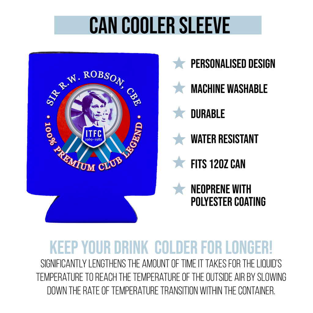 Ipswich Robson - Football Legends - Can Cooler