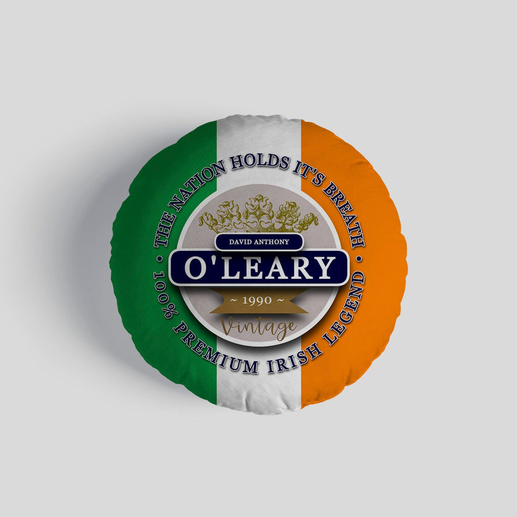 Ireland O'Leary  - Legend Collection - Circle Cushion 14"