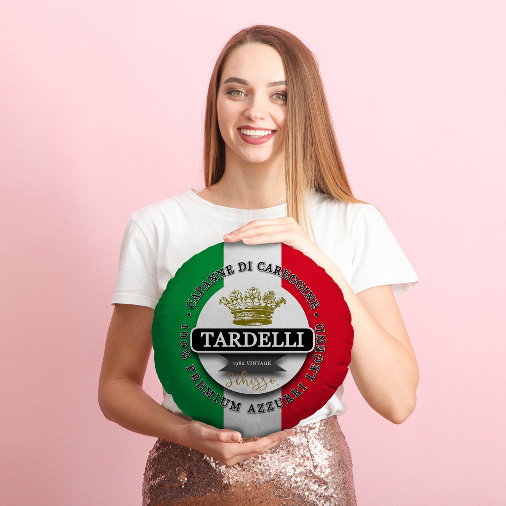 Italy Tardelli  - Legend Collection - Circle Cushion 14"