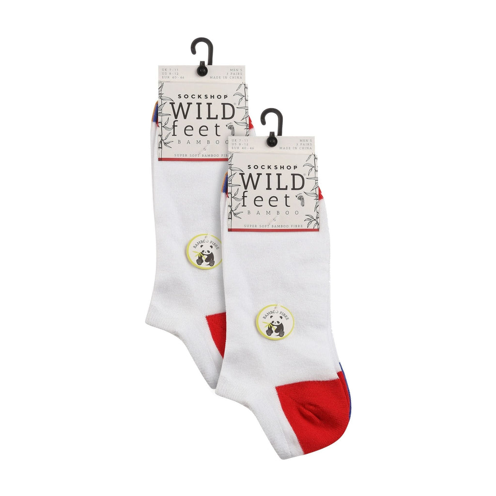 6 Pack Mens Bamboo Trainer Socks: Cushioned Low Cut Style for Active Wear