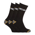 3 Pack Mens Outdoor Activity Reinforced Work Socks for Boots