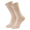 2 Pairs Mens Cashmere Socks - Luxury Soft and Warm Seamless Everyday Socks