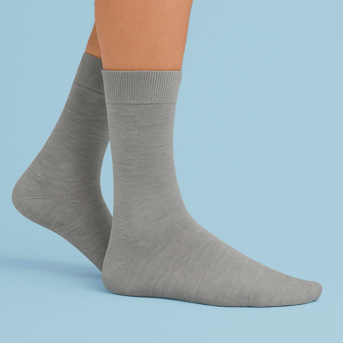 2 Pairs Mens Cashmere Socks - Luxury Soft and Warm Seamless Everyday Socks