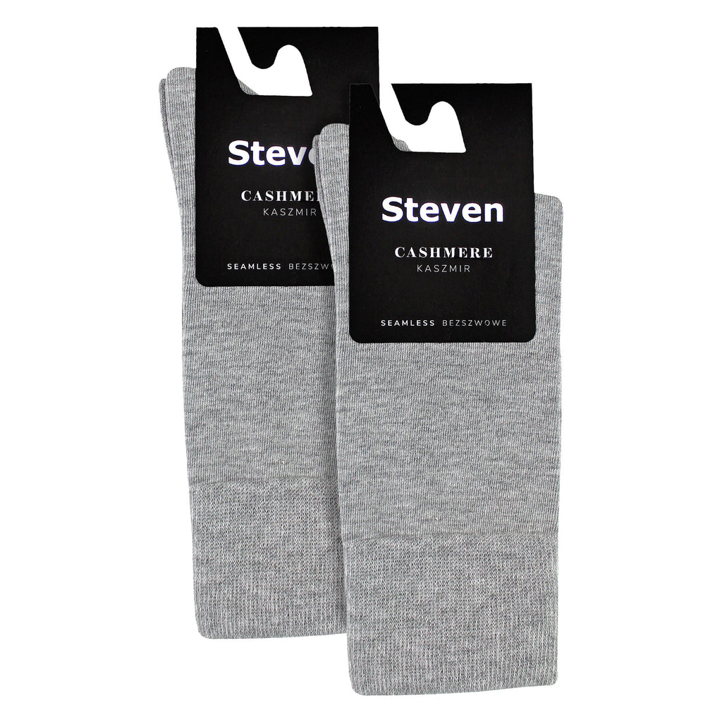 2 Pairs Mens Cashmere Socks - Luxury Soft and Warm Seamless Everyday Socks