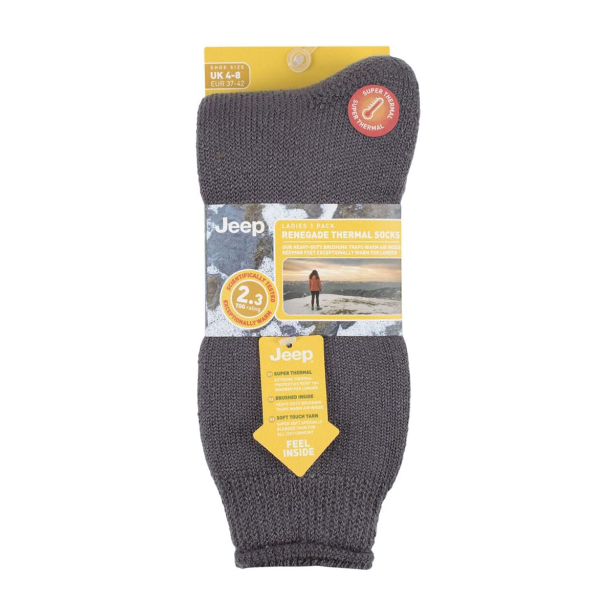 Ladies Luxury Breathable Thermal Boot Sock - 1 Pack