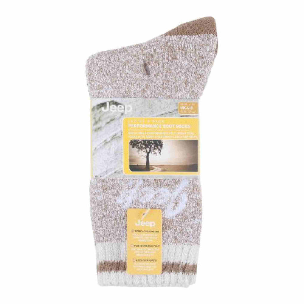 3 Pack Ladies Performance Heavy Duty Cushioned Hiking Boot Socks