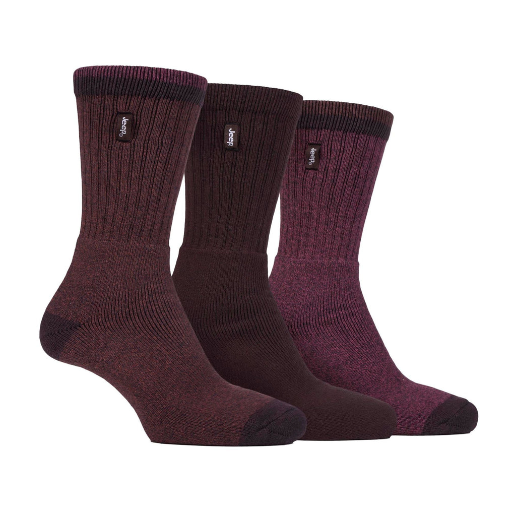 3 Pack Men's Heavy-Duty Poly Workwear Socks, Cushion Performance Boot Socks