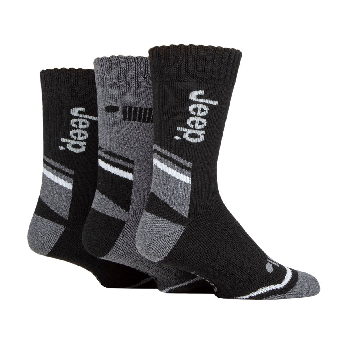 3 Pack Mens Walking Boot Socks | Performance Outdoor Socks for Hiking