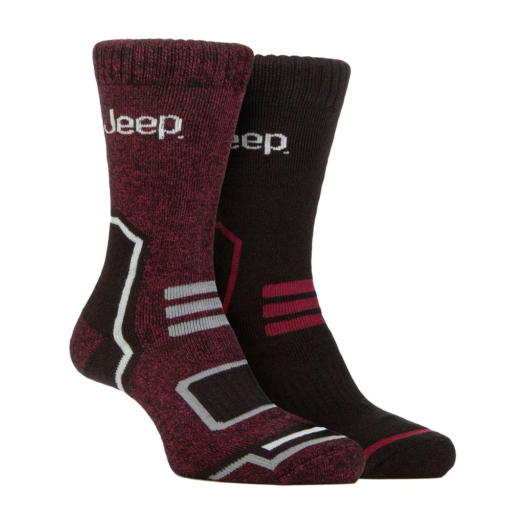 Jeep Men’s 2 Pack Thermal Boot Socks