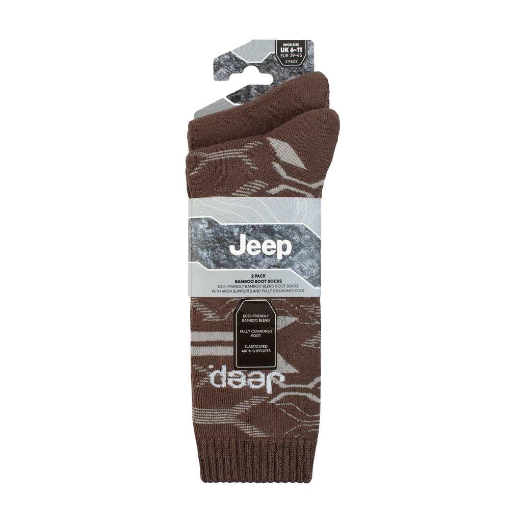 Breathable Cushioned Bamboo Work Boot Socks - Heavy Duty Knit Ribbed Socks
