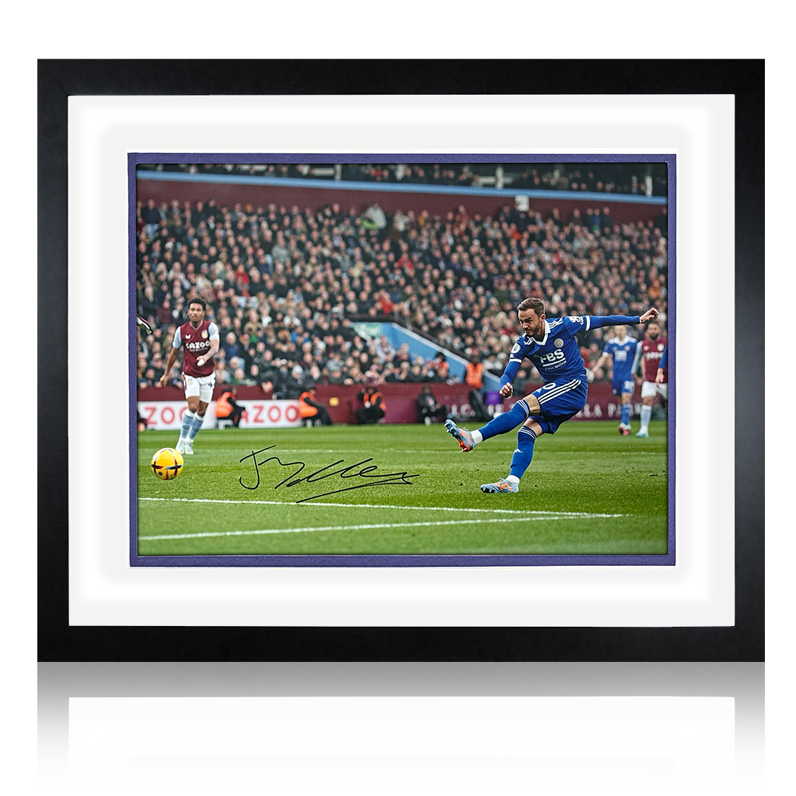 Weekly Auction: James Maddison Signed Framed Leicester City Deluxe Mount Display