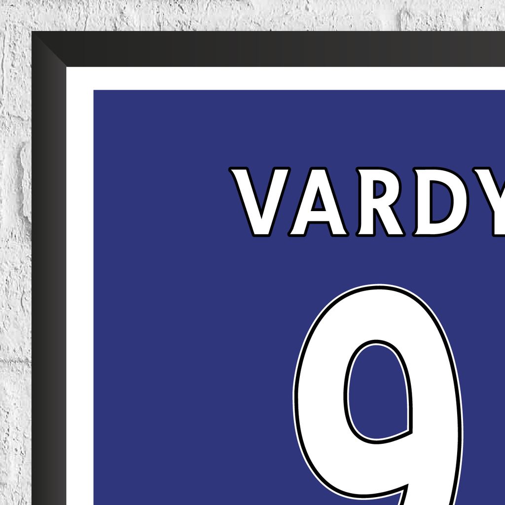 Jamie Vardy Leicester Legend Stats Print