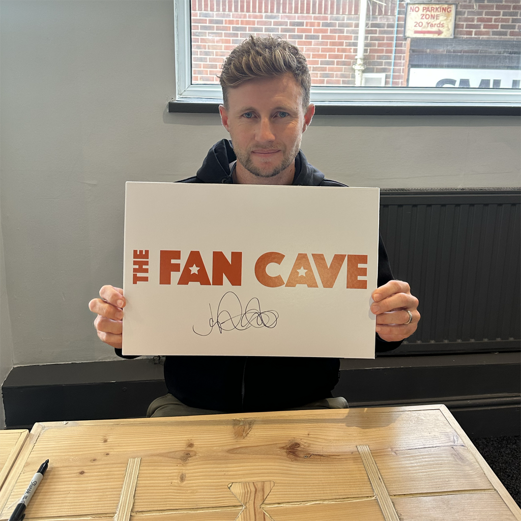 Joe Root Signed England Cricket Cut Iconic Frame