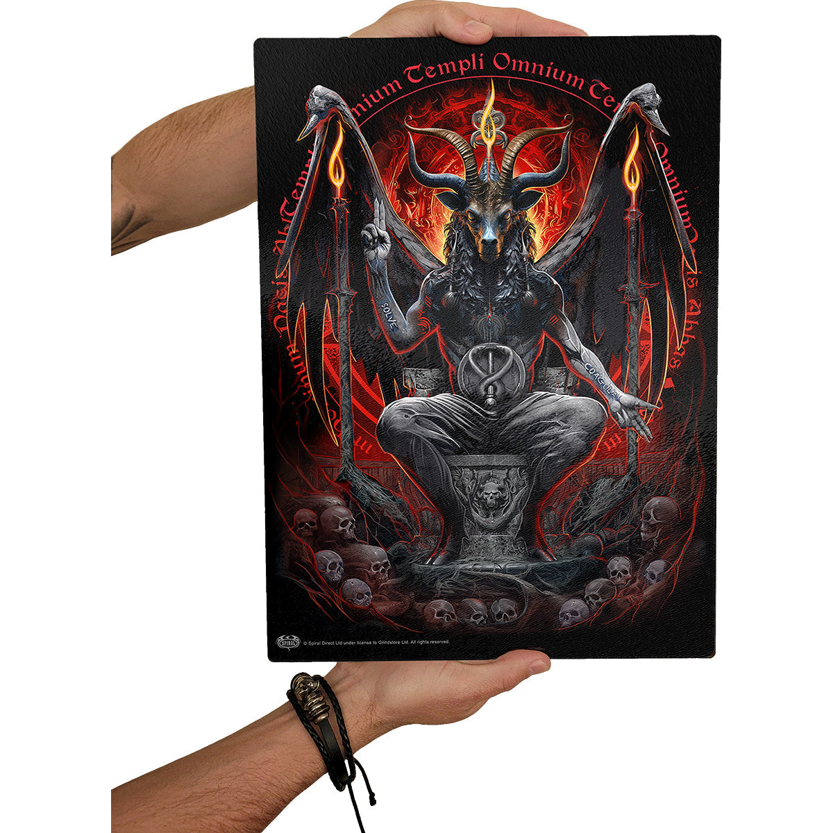 BAPHOMET - Glass Chopping Board (Rectangular)
