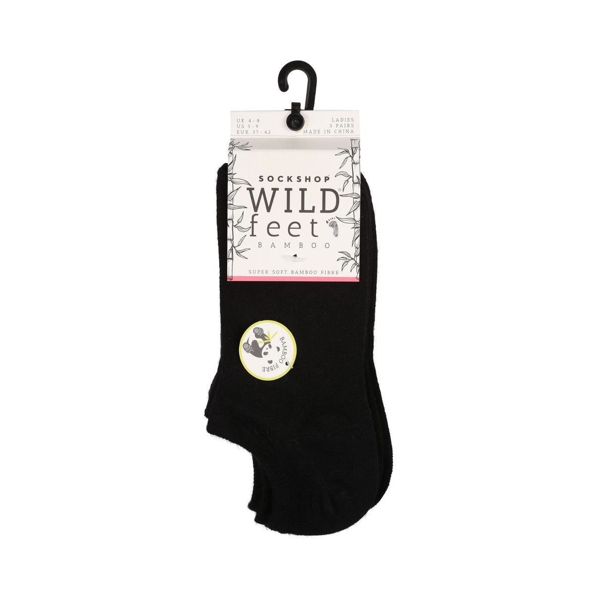 3 Pack Ladies Bamboo Low Cut Trainer Socks