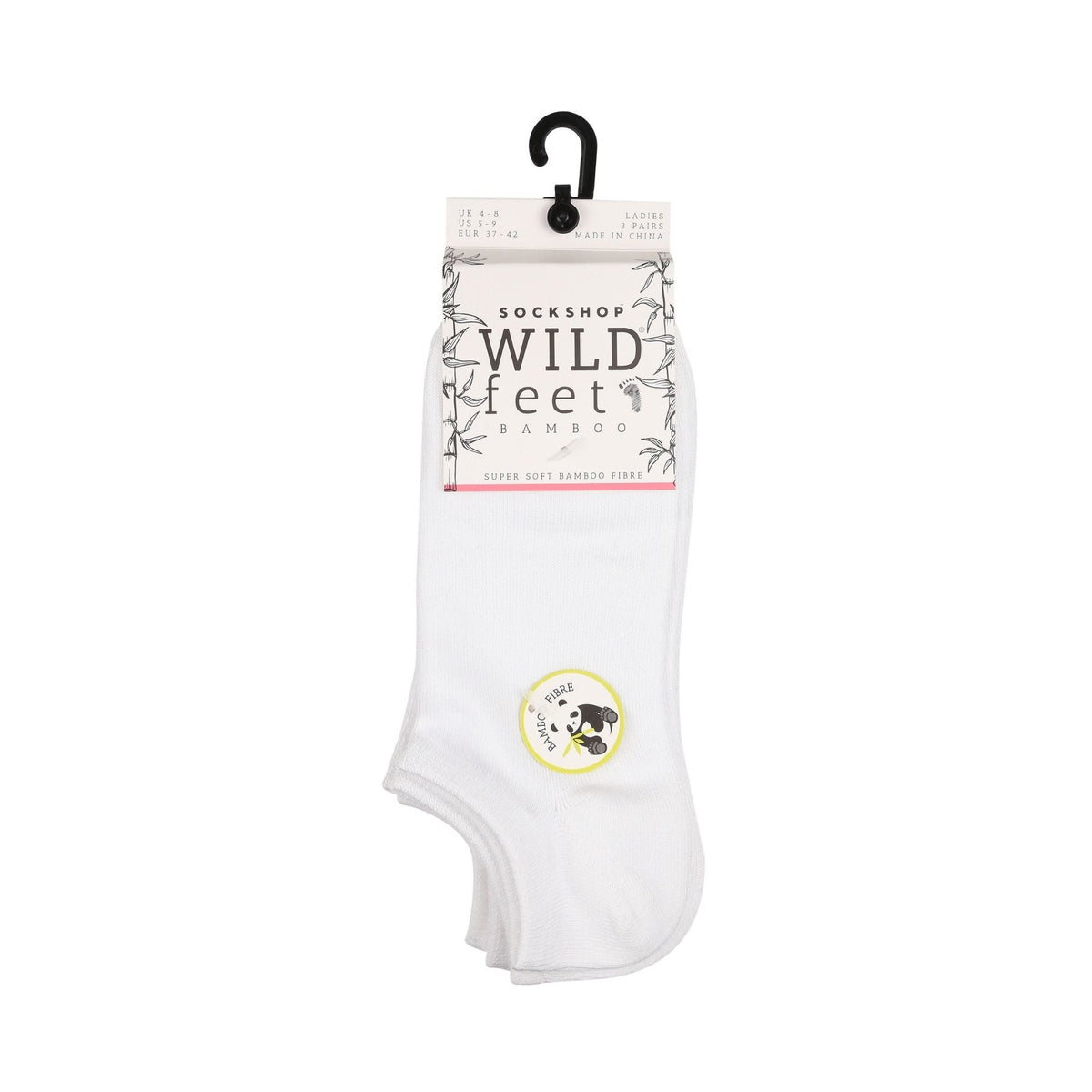 3 Pack Ladies Bamboo Low Cut Trainer Socks